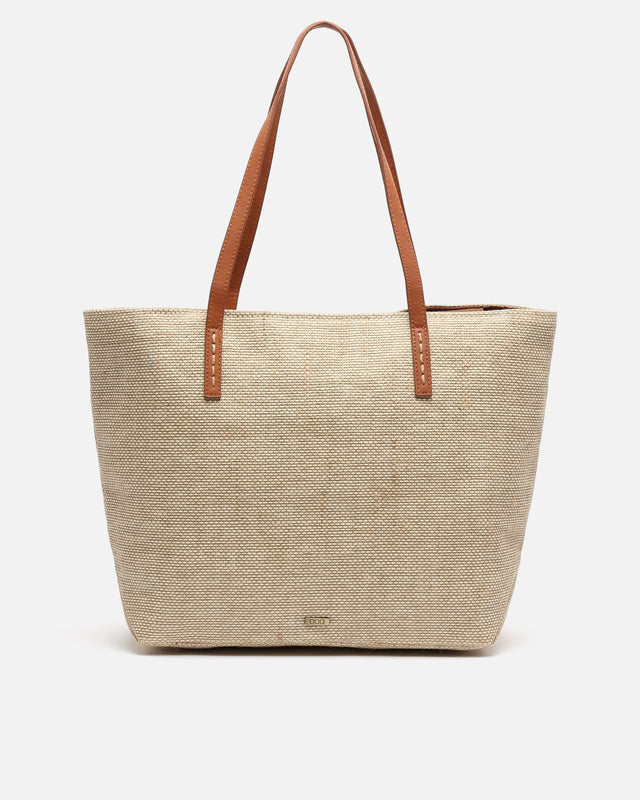 Paraiso bolso shopper grande efecto rafia