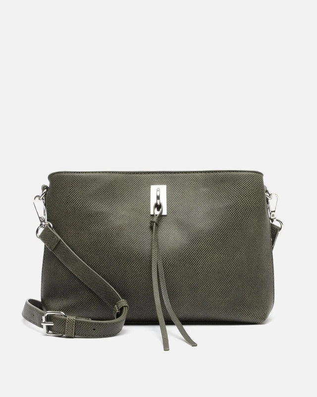 Engri bolso bandolera pequeño con detalles metálicos