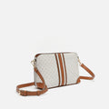 Eveline small crossbody bag with monogram print 