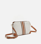 Eveline small crossbody bag with monogram print 