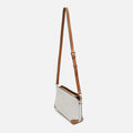 Eveline small crossbody bag with monogram print 