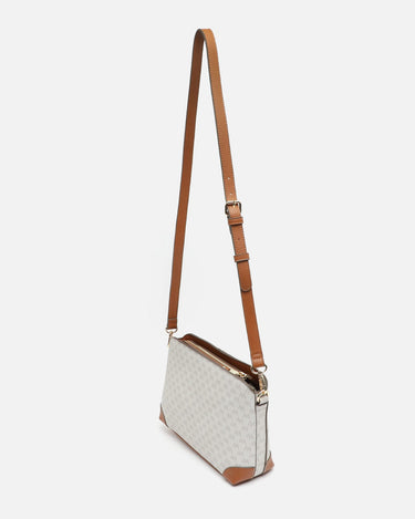 Eveline small crossbody bag with monogram print 
