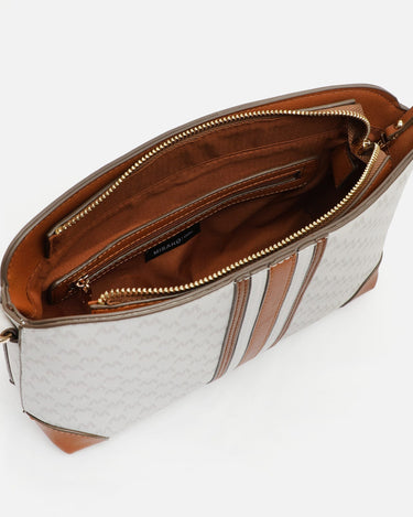 Eveline small crossbody bag with monogram print 