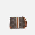 Eveline small crossbody bag with monogram print 