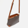 Eveline small crossbody bag with monogram print 