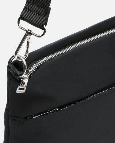 Nebula nylon crossbody bag with neoprene texture 