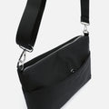 Nebula nylon crossbody bag with neoprene texture 