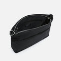 Nebula nylon crossbody bag with neoprene texture 