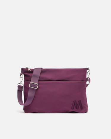 Nebula nylon crossbody bag with neoprene texture 