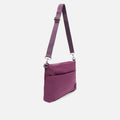 Nebula nylon crossbody bag with neoprene texture 