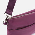 Nebula nylon crossbody bag with neoprene texture 