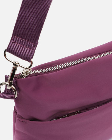 Nebula nylon crossbody bag with neoprene texture 