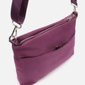 Nebula nylon crossbody bag with neoprene texture 
