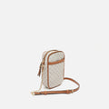 Monograms mini crossbody bag for phone with monogram print 