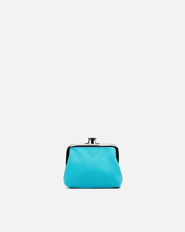 Poof porta-moedas de nylon com fecho de mola ED.