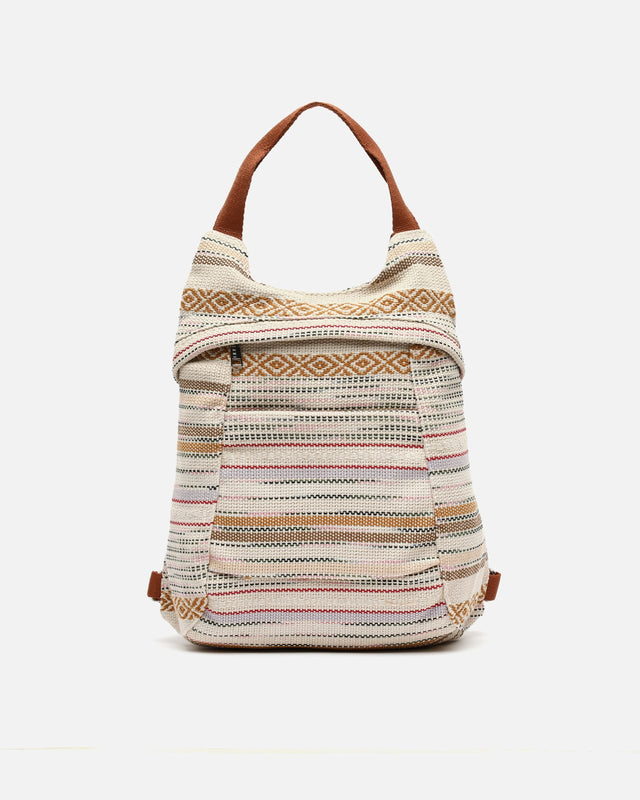 Micu mochila antirrobo con estampado jacquard