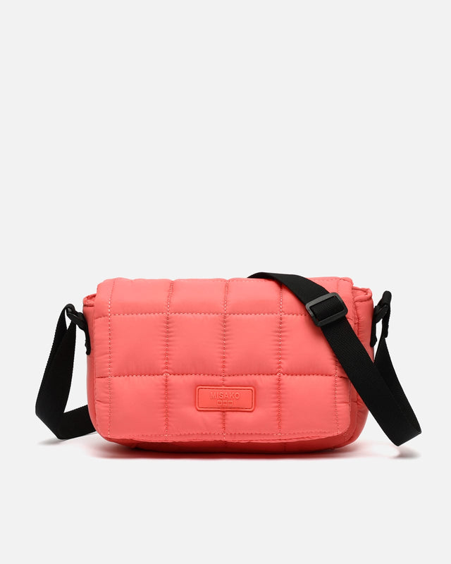 Puki borsa a tracolla piccola imbottita in nylon ED.