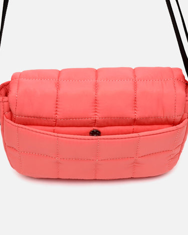 Puki small quilted nylon crossbody bag 