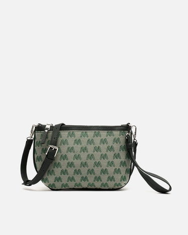 Mongra kleine Umhängetasche mit Handgriff und Monogramm-Print 