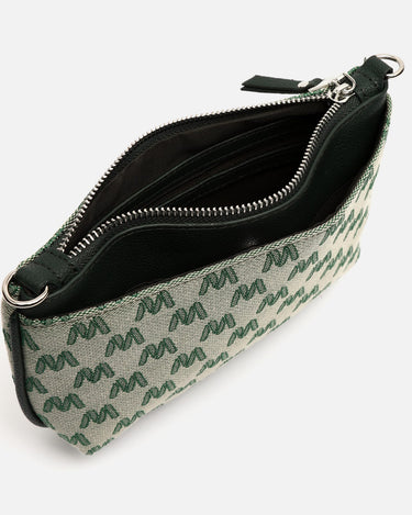 Mongra kleine Umhängetasche mit Handgriff und Monogramm-Print 