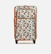 Medium printed suitcase forest 