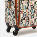Medium printed suitcase forest 