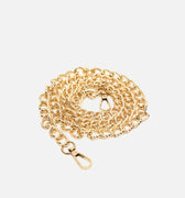 Gold metallic shoulder strap for bag 