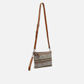 Misi small crossbody bag with jacquard print 