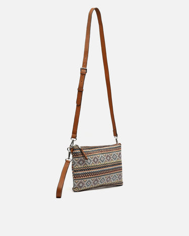Misi small crossbody bag with jacquard print 