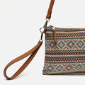 Misi small crossbody bag with jacquard print 