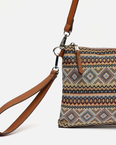 Misi small crossbody bag with jacquard print 