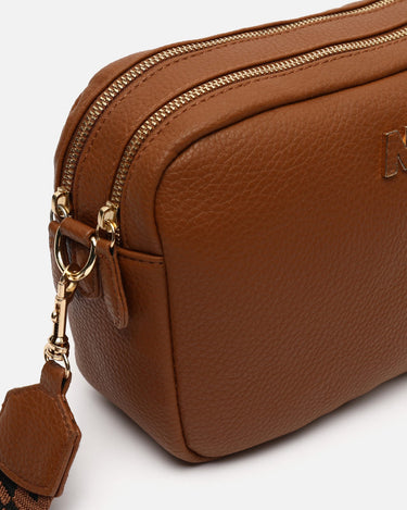 Galen crossbody bag with double zipper 