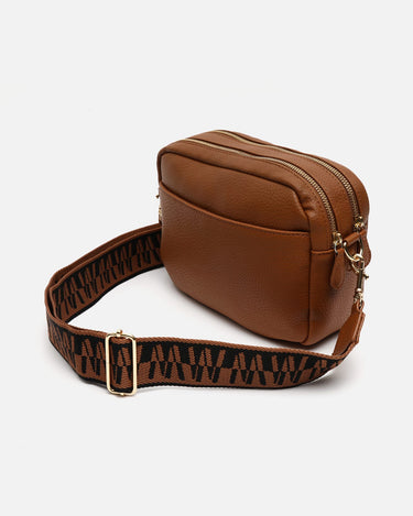 Galen crossbody bag with double zipper 