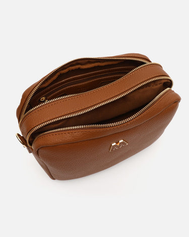 Galen crossbody bag with double zipper 