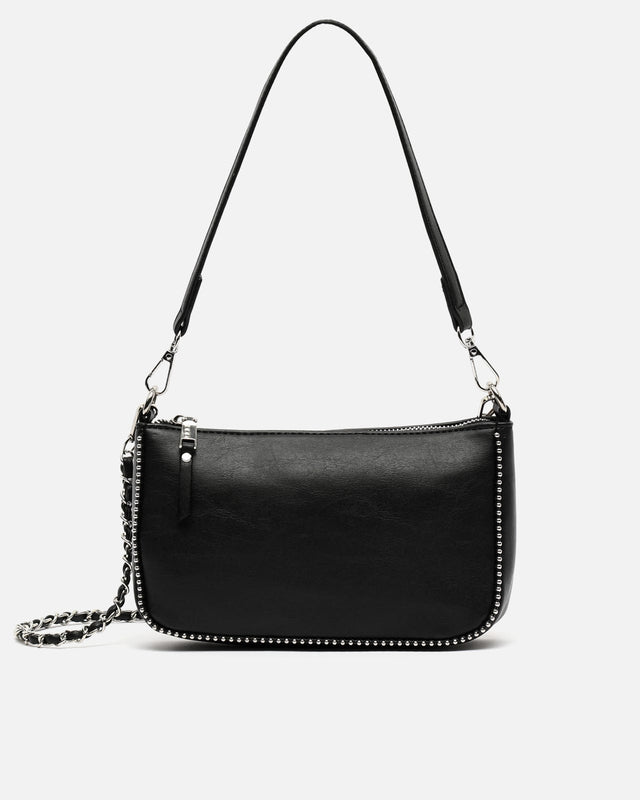 Sibila bolso de hombro pequeño con asa bandolera y detalles metálicos