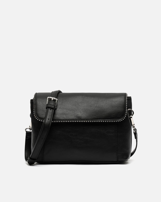 Sibilas borsa a tracolla con patta e dettagli metallici ED.