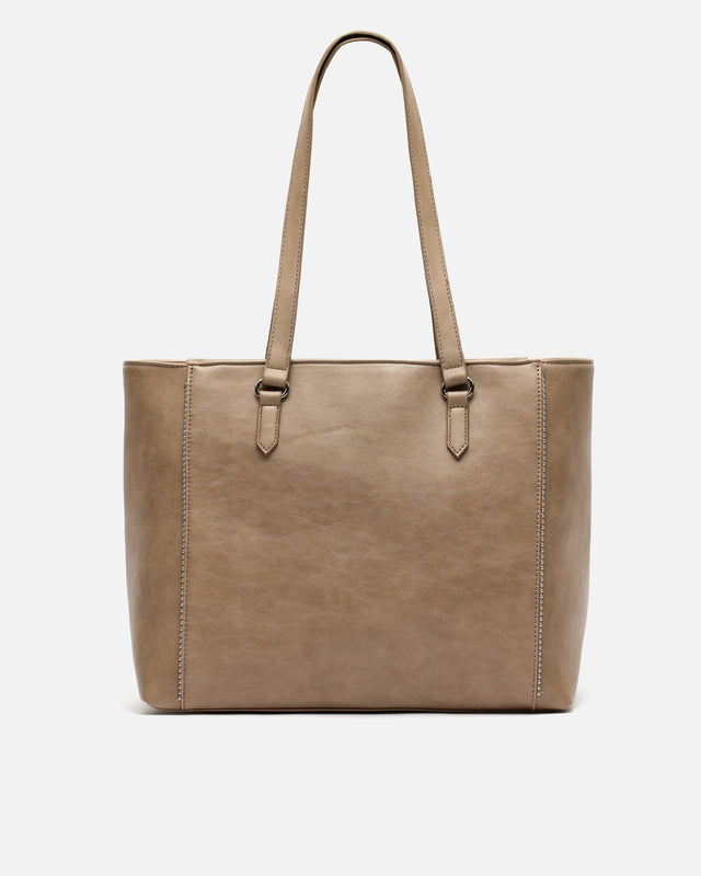 Sibila bolso shopper grande con detalles metálicos ED.