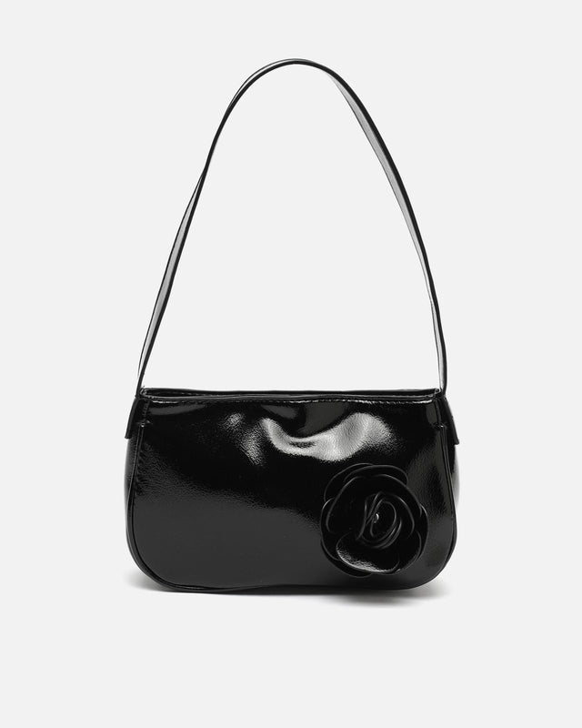 Zolu bolso de hombro de fiesta pequeño con detalle flor ED.