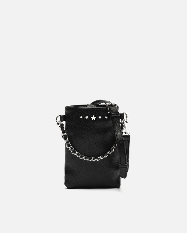 Yakus borsa a tracolla mini per cellulare con dettagli metallici ED.