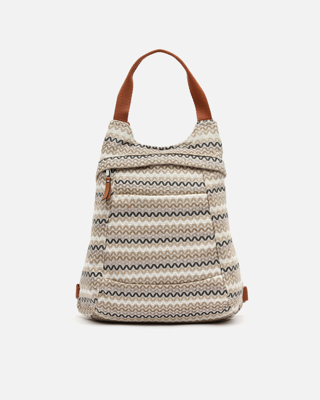 Tarvos sac à dos antivol imprimé jacquard 