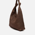 Pologi bolso de hombro efecto rafia 