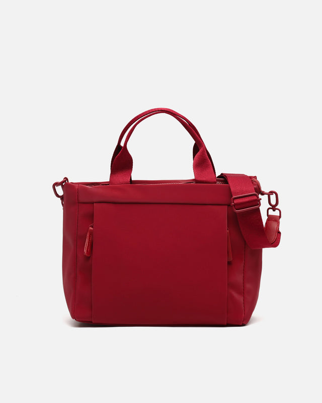Danelin medium nylon tote bag with detachable shoulder strap