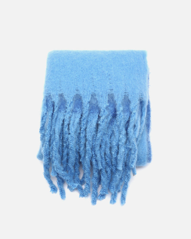 Blue maxi bufanda