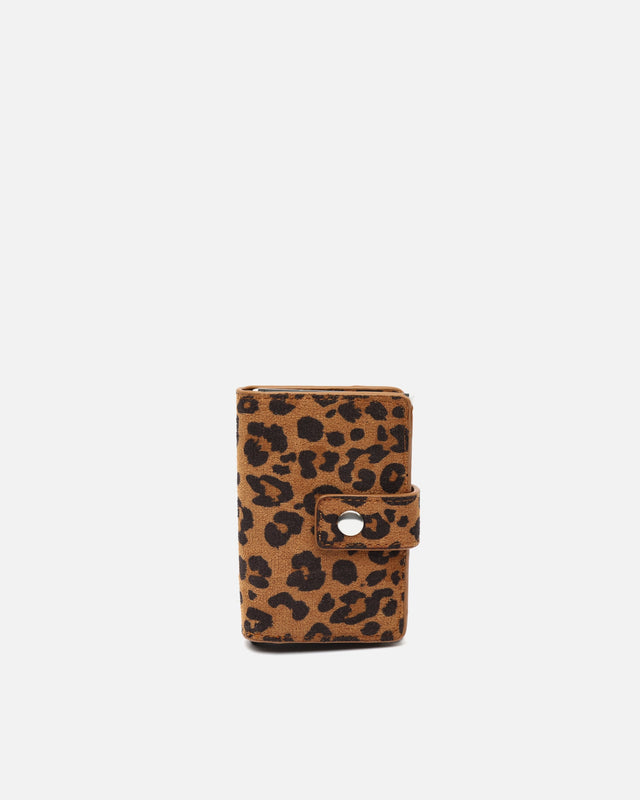 Medi kleine Geldbörse mit Animal-Print und Fach für Scheine und Karten ED.