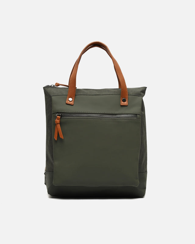 Fidelina backpack with top handle ED.