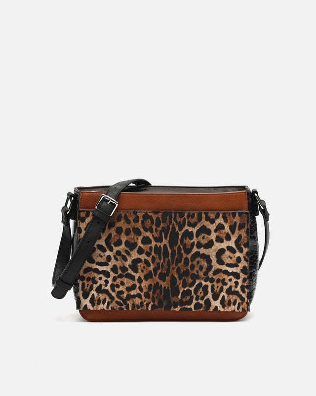 Belindas Umhängetasche mit Animal-Print ED.