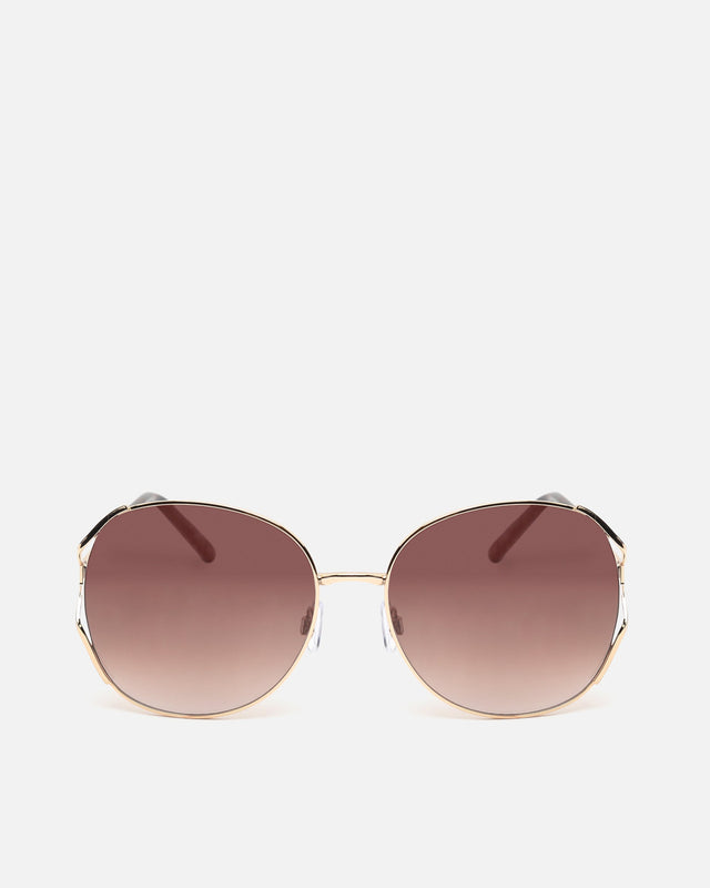 Yoko gafas de sol redondas con montura metálica
