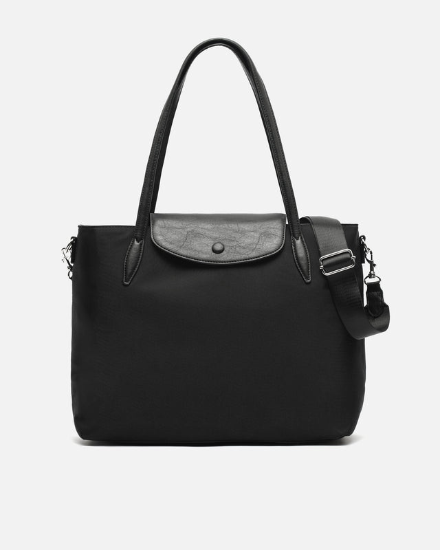 Teme large nylon shopper bag with 14-inch laptop pocket