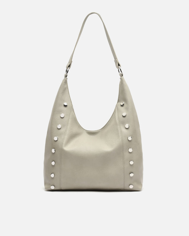 Diblini bolso hobo con detalles metálicos