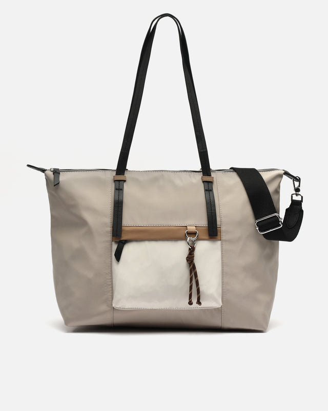 Bristolgroße Shopper-Tasche aus Nylon mit abnehmbarem Schulterriemen 
